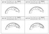 TOYOT 0449552170 Brake Shoe Set